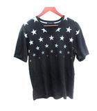 ギルドプライム GUILD PRIME カットソー Tシャツ Vネック 星柄 半袖 3 L 黒 ブラック /AU