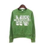 チャンピオン CHAMPION トレーナー プリント 長袖 裏起毛 M 緑 グリーン /MN