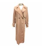 ティティベイト titivate チェスターコート スプリング プリーツ M ベージュ /YK