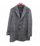 ユニオンステーション UNION STATION チェスターコート 総裏地 グレンチェック M グレー /YK