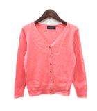 ジャスグリッティー JUSGLITTY カーディガン ニット リブ 2 M ピンク /MN