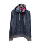 フラボア FRAPBOIS パーカー ジップアップ 1 S 紺 ネイビー /MN