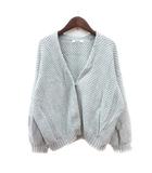 ワランス wa...lance カーディガン ニット 水色 ライトブルー /MN