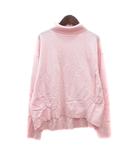 ルージュヴィフ Rouge vif ニット セーター タートルネック 長袖 ウール ピンク /MN