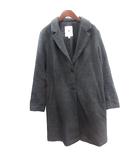 ニコアンド Niko and.. チェスターコート 総裏地 M 黒 ブラック /AU