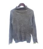 アントマリーズ Aunt Marie's ニット セーター タートルネック リブ 長袖 F グレー /AU