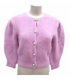 ザラ ZARA カーディガン ニット 七分袖 S ピンク /YK