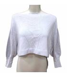 スナイデル SNIDEL ニット カットソー ショート丈 長袖 F 紫 ライトパープル /YK