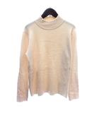 グローバルワーク GLOBAL WORK ニット セーター ハイネック リブ 長袖 L 薄橙色 ペールオレンジ /AU