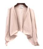 マジェスティックレゴン MAJESTIC LEGON カーディガン ニット 長袖 M ベージュ /RT