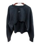 ナイキ NIKE トレーナー クルーネック 長袖 M 黒 ブラック /RT