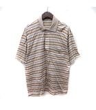  イーエクスクラブ EX-CLUB ポロシャツ ボーダー 半袖 L マルチカラー /YI