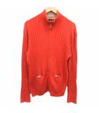 タケオキクチ TAKEO KIKUCHI カーディガン ニット 長袖 カシミヤ混 4 XL オレンジ /YK