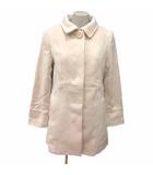 エニィスィス エニシス anySiS ステンカラーコート 総裏地 L アイボリー 白 ホワイト /YK