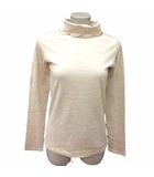 フランシュリッペ franche lippee ニット カットソー タートルネック 長袖 M アイボリー 白 ホワイト /YK