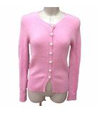 ザラ ZARA カーディガン ニット 長袖 S ピンク /YK