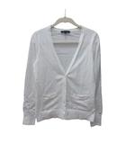 トミーヒルフィガー TOMMY HILFIGER カーディガン 長袖 M 白 ホワイト /MS