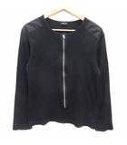 コムサイズム COMME CA ISM Tシャツ カットソー 長袖 L 黒  ブラック /YK