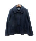 ケティ KETTY ステンカラーコート ウール 2 M 紺 ネイビー /MN