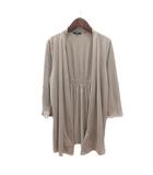 セブンアイディコンセプト 7-IDconcept カーディガン ロング 40 L ベージュ /MN