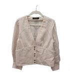 ナノユニバース nano universe ジャケット 長袖 F ピンクベージュ /MS