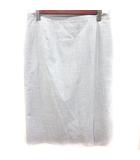 プラステ PLST スカート タイト ひざ丈 M グレー /RT