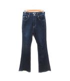 エヴリス EVRIS パンツ デニム ジーンズ ブーツカット フレア S 青 ブルー /MS