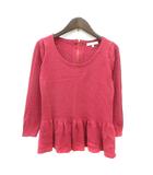 プロポーション ボディドレッシング PROPORTION BODY DRESSING ニット カットソー 長袖 3 M ピンク /MN