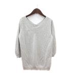プロポーション ボディドレッシング PROPORTION BODY DRESSING ニット カットソー Vネック 長袖 3 M グレー /MN