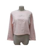 マジェスティックレゴン MAJESTIC LEGON Tシャツ カットソー クルーネック ショート丈 長袖 M ベビーピンク /MS