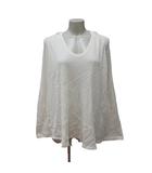 ギャルリーヴィー GALERIE VIE トゥモローランド カットソー フード 長袖 S 白 ホワイト /MS