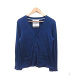 アーバンリサーチ URBAN RESEARCH カーディガン ニット 長袖 38 青 ブルー /MS