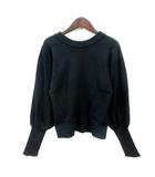 センスオブプレイス バイ アーバンリサーチ Sense of Place by Urban Research ニット セーター 長袖 リブ One M 黒 ブラック /MN
