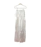 ザラ ZARA パンツ オールインワン キャミ リボン 麻 リネン 13-14 164 白 ホワイト /MN