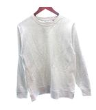 ジムマスター gymmaster カットソー Tシャツ ロンT クルーネック 長袖 M アイボリー 白 ホワイト /AU