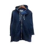 ユナイテッドアローズ A DAY IN THE LIFE UNITED ARROWS パーカー ジップアップ ボーダー M 紺 ネイビー /MN