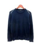 コムサメン COMME CA MEN ニット カットソー 長袖 紺 ネイビー /MN