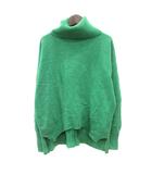 ビーティングハート BEATING HEART ニット セーター タートルネック 長袖 ウール 1 S 緑 グリーン /MN