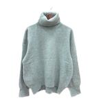ロッソ ROSSO アーバンリサーチ ニット セーター タートルネック 長袖 ウール F 水色 ライトブルー /MN