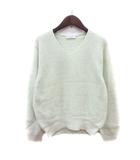 B&Y ユナイテッドアローズ BEAUTY&YOUTH ビューティー&ユース ニット セーター Vネック 長袖 黄緑 ライトグリーン /MN