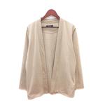 ナノユニバース nano universe カーディガン M ベージュ /MN