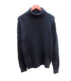 エディフィス EDIFICE ニット セーター タートルネック ウール 長袖 L 紺 ネイビー /AU