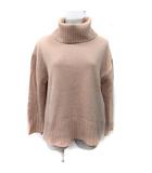ノーリーズ Nolley's ニット セーター タートルネック 長袖 ウール カシミヤ混 38 M ベージュ /YI