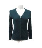 プラステ PLST カーディガン ニット リブ 長袖 M 深緑 /YI