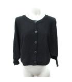 アー・ヴェ・ヴェ ミッシェルクラン a.v.v カーディガン ニット ドルマンスリーブ 長袖 S 黒 ブラック /YI