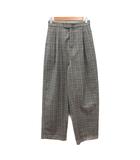 アーバンリサーチ ドアーズ URBAN RESEARCH DOORS ストレートパンツ グレンチェック 38 M グレー /MN