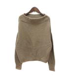 グリーンレーベルリラクシング ユナイテッドアローズ green label relaxing ニット セーター 長袖 茶 ブラウン /MN