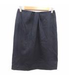 ユナイテッドアローズ UNITED ARROWS タイトスカート ひざ丈 紺 ネイビー /YK