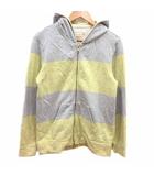 ビームス BEAMS Co., Ltd パーカー ジップアップ 長袖 L 黄色 イエロー グレー /YK