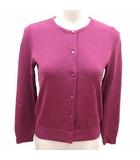 アナイ ANAYI カーディガン ニット 長袖 38 M 紫 パープル /YK